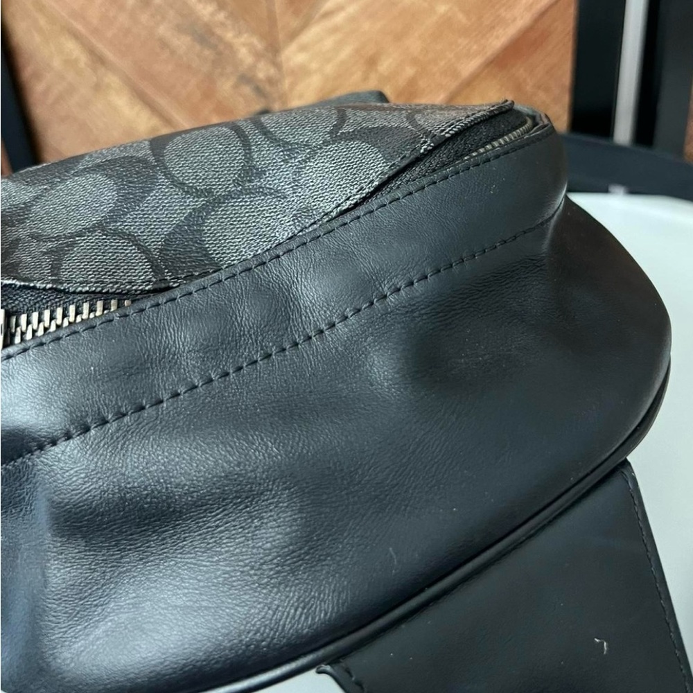 COACH shoulder bag/mini backpack, fanny pack, West Pack BLACK - Picture 6 of 8